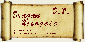 Dragan Misojčić vizit kartica